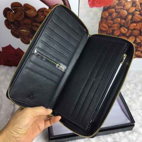 Replica Gucci AAA Man Wallets #1070376 $45.00 USD for Wholesale