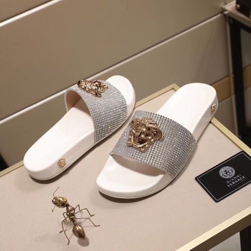 Wholesale Versace Slippers For Women #1070920 $48.00 USD, Wholesale Quality Replica Versace Slippers