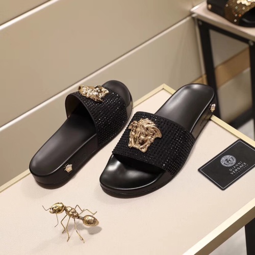 Wholesale Versace Slippers For Women #1070921 $48.00 USD, Wholesale Quality Replica Versace Slippers