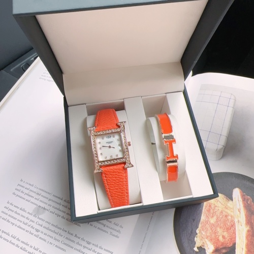 Replica Hermes Watches For Women #1071913 $40.00 USD for Wholesale