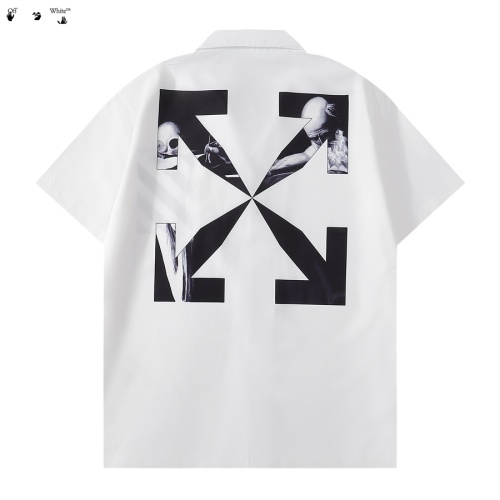 Wholesale Off-White Shirts Short Sleeved For Men #1073145 $36.00 USD, Wholesale Quality Replica Off-White Shirts