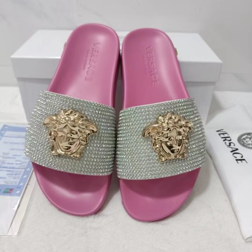 Wholesale Versace Slippers For Women #1074620 $60.00 USD, Wholesale Quality Replica Versace Slippers