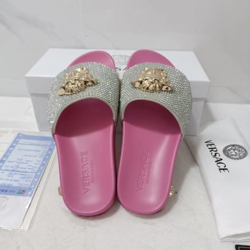 Replica Versace Slippers For Women #1074620 $60.00 USD for Wholesale