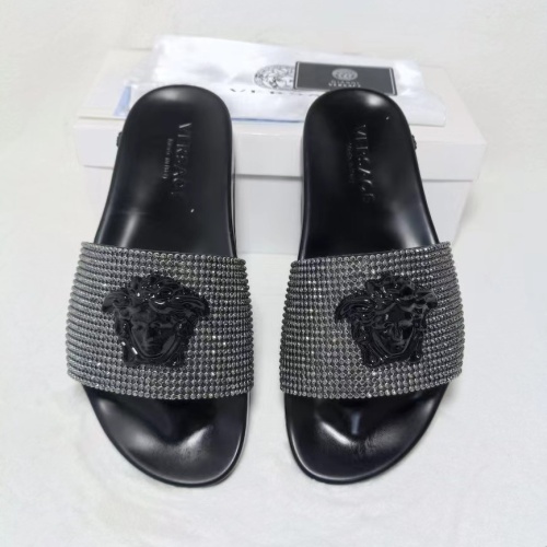 Wholesale Versace Slippers For Men #1074623 $60.00 USD, Wholesale Quality Replica Versace Slippers