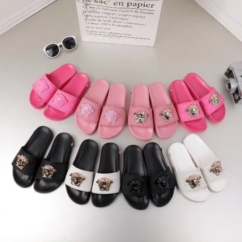 Replica Versace Slippers For Women #1074655 $60.00 USD for Wholesale