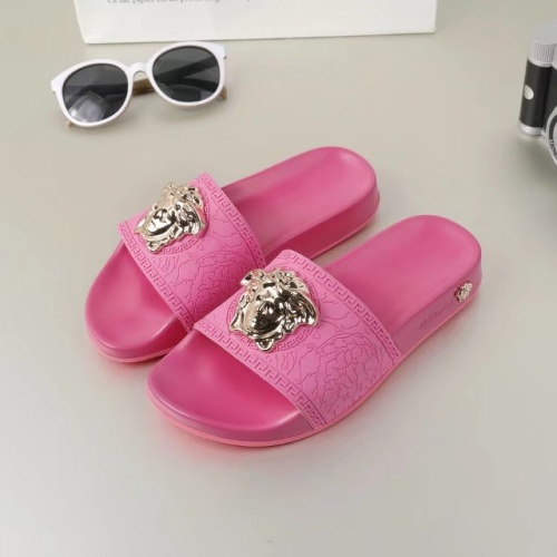 Wholesale Versace Slippers For Women #1074659 $60.00 USD, Wholesale Quality Replica Versace Slippers