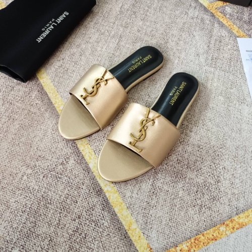 Wholesale Yves Saint Laurent YSL Slippers For Women #1075081 $52.00 USD, Wholesale Quality Replica Yves Saint Laurent YSL Slippers