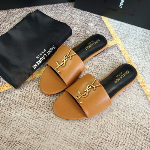 Wholesale Yves Saint Laurent YSL Slippers For Women #1075096 $52.00 USD, Wholesale Quality Replica Yves Saint Laurent YSL Slippers