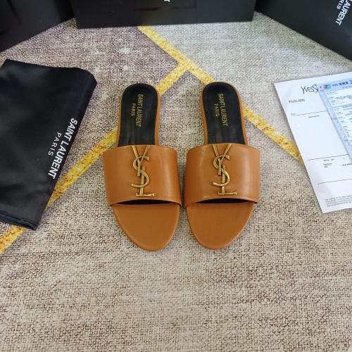 Replica Yves Saint Laurent YSL Slippers For Women #1075096 $52.00 USD for Wholesale