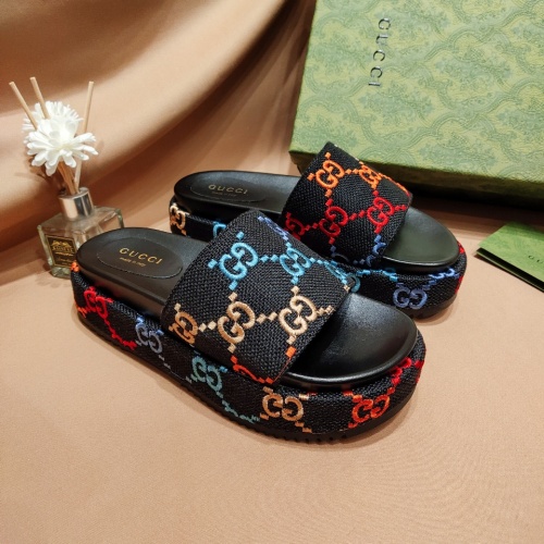 Replica Gucci Slippers For Women #1075123 $52.00 USD for Wholesale