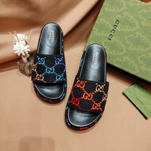 Replica Gucci Slippers For Women #1075123 $52.00 USD for Wholesale