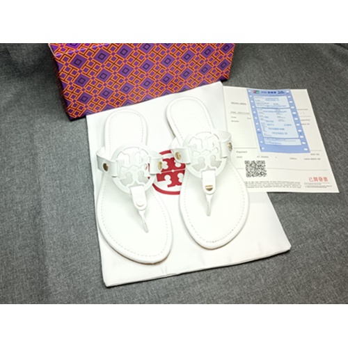 Wholesale Tory Burch TB Slippers For Women #1075185 $40.00 USD, Wholesale Quality Replica Tory Burch TB Slippers