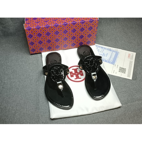 Wholesale Tory Burch TB Slippers For Women #1075186 $40.00 USD, Wholesale Quality Replica Tory Burch TB Slippers