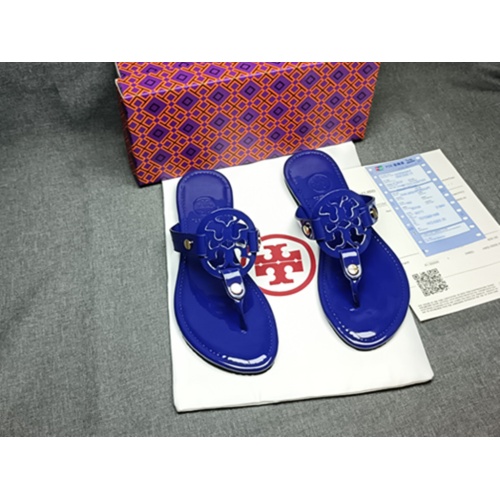 Wholesale Tory Burch TB Slippers For Women #1075187 $45.00 USD, Wholesale Quality Replica Tory Burch TB Slippers