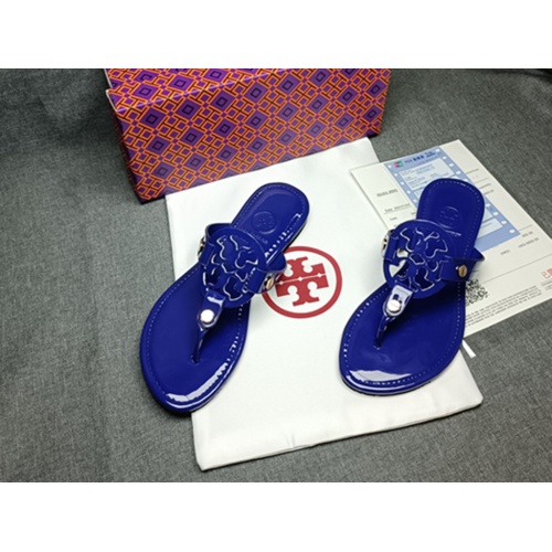 Replica Tory Burch TB Slippers For Women #1075187 $45.00 USD for Wholesale