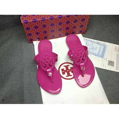 Wholesale Tory Burch TB Slippers For Women #1075193 $42.00 USD, Wholesale Quality Replica Tory Burch TB Slippers