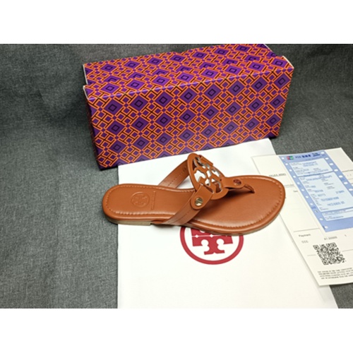 Replica Tory Burch TB Slippers For Women #1075199 $42.00 USD for Wholesale