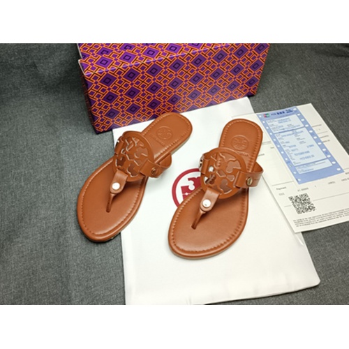 Replica Tory Burch TB Slippers For Women #1075199 $42.00 USD for Wholesale