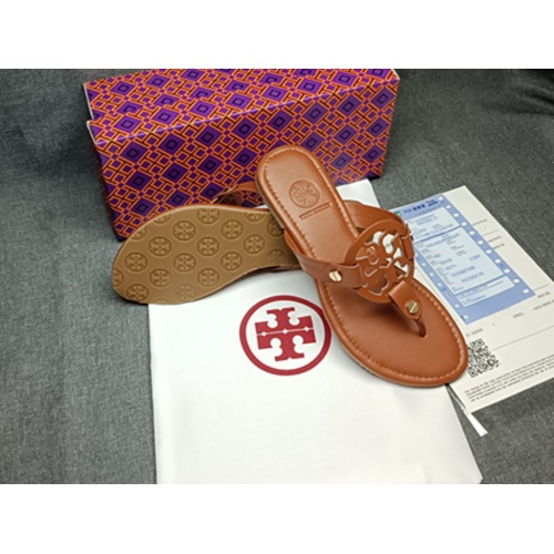 Replica Tory Burch TB Slippers For Women #1075199 $42.00 USD for Wholesale