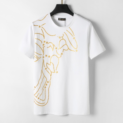 Wholesale Versace T-Shirts Short Sleeved For Men #1075688 $25.00 USD, Wholesale Quality Replica Versace T-Shirts