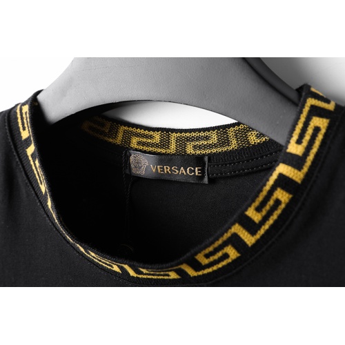 Replica Versace T-Shirts Short Sleeved For Men #1075695 $25.00 USD for Wholesale