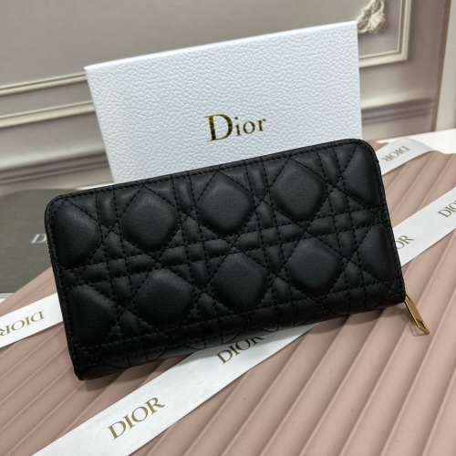 Replica Christian Dior AAA Man Wallets #1075738 $45.00 USD for Wholesale