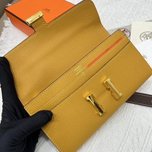 Replica Hermes AAA Quality Wallets #1076474 $52.00 USD for Wholesale