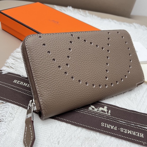 Replica Hermes AAA Quality Wallets #1076532 $52.00 USD for Wholesale