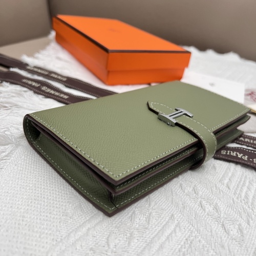 Replica Hermes AAA Quality Wallets #1076579 $52.00 USD for Wholesale