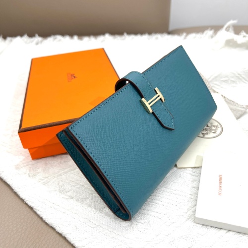 Replica Hermes AAA Quality Wallets #1076584 $52.00 USD for Wholesale