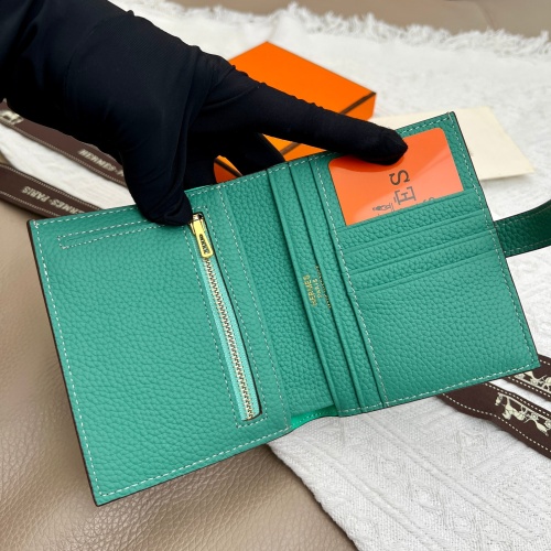 Replica Hermes AAA Quality Wallets #1076625 $48.00 USD for Wholesale