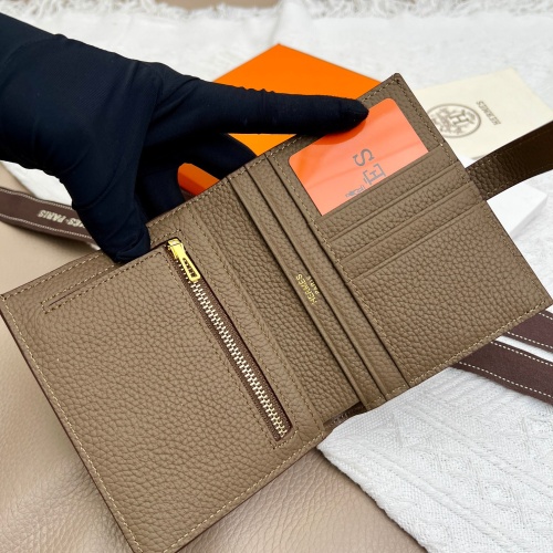 Replica Hermes AAA Quality Wallets #1076645 $48.00 USD for Wholesale