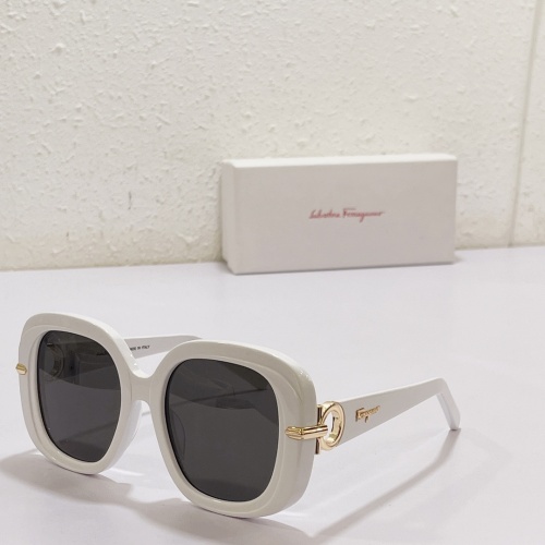 Wholesale Salvatore Ferragamo AAA Quality Sunglasses #1078685 $64.00 USD, Wholesale Quality Replica Salvatore Ferragamo AAA Quality Sunglasses