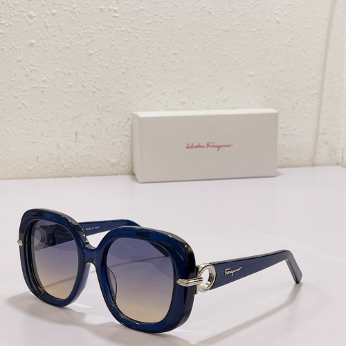 Wholesale Salvatore Ferragamo AAA Quality Sunglasses #1078689 $64.00 USD, Wholesale Quality Replica Salvatore Ferragamo AAA Quality Sunglasses