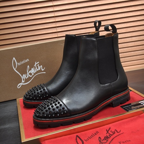 Wholesale Christian Louboutin Boots For Men #1079367 $130.00 USD, Wholesale Quality Replica Christian Louboutin Boots