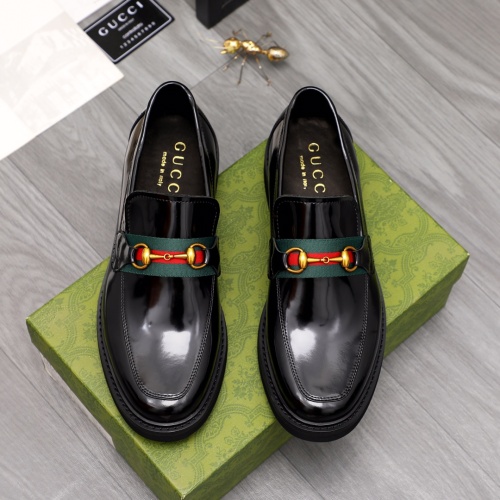 Replica Gucci Oxfords Shoes For Men #1080874 $98.00 USD for Wholesale