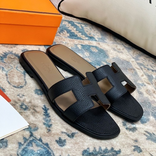 Replica Hermes Slippers For Women #1084358 $64.00 USD for Wholesale