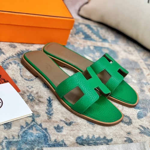 Replica Hermes Slippers For Women #1084360 $64.00 USD for Wholesale