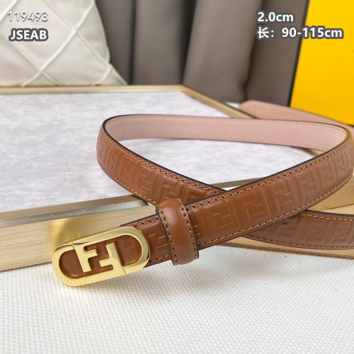 Wholesale Fendi AAA Quality Belts For Women #1084466 $48.00 USD, Wholesale Quality Replica Fendi AAA Quality Belts