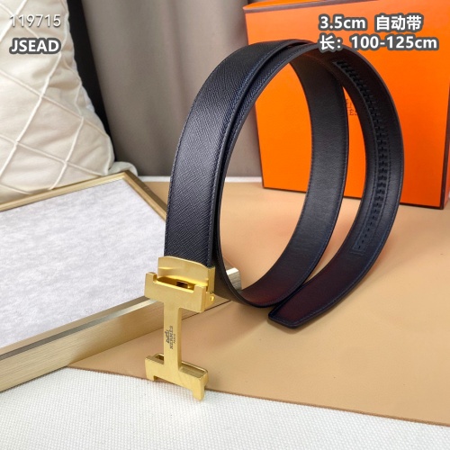 Replica Hermes AAA Quality Belts For Men #1084856 $56.00 USD for Wholesale