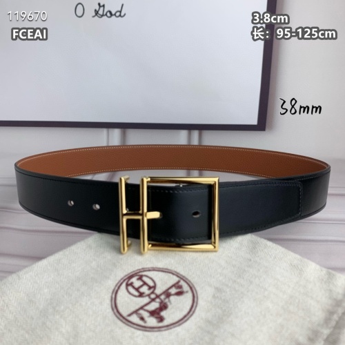 Replica Hermes AAA Quality Belts For Men #1084874 $76.00 USD for Wholesale