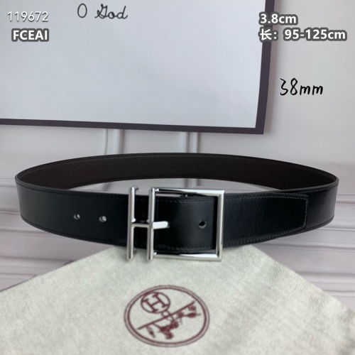 Replica Hermes AAA Quality Belts For Men #1084893 $76.00 USD for Wholesale