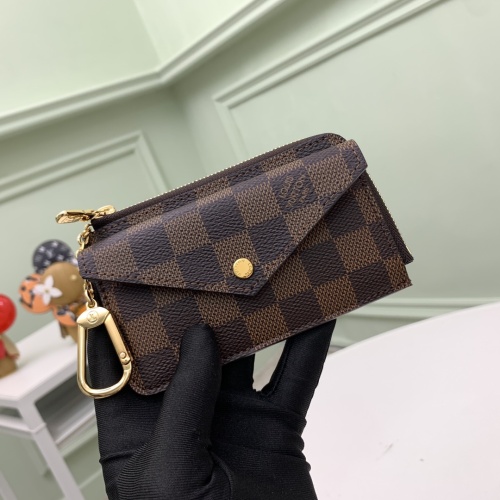 Wholesale Louis Vuitton AAA Quality Card Case In Red For Women #1087843 $64.00 USD, Wholesale Quality Replica Louis Vuitton AAA+ Quality Wallets