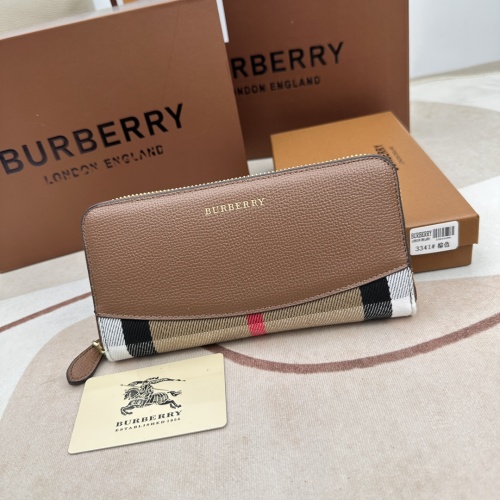 Wholesale Burberry AAA Quality Wallets For Women #1087927 $45.00 USD, Wholesale Quality Replica Burberry AAA+ Quality Wallets