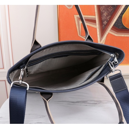 Replica Hermes AAA Man Handbags In Navy #1088320 $150.00 USD for Wholesale