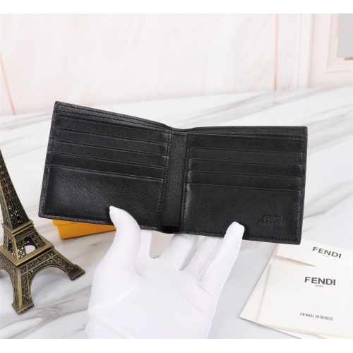 Replica Fendi AAA Man Wallets #1088373 $68.00 USD for Wholesale