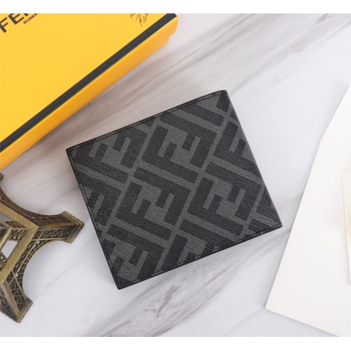 Replica Fendi AAA Man Wallets #1088377 $68.00 USD for Wholesale