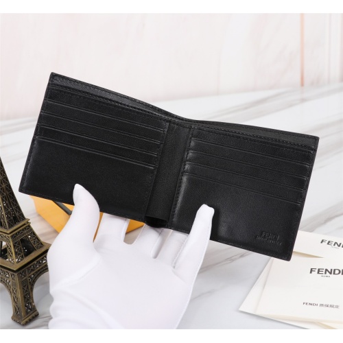 Replica Fendi AAA Man Wallets #1088378 $68.00 USD for Wholesale