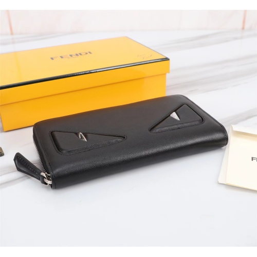 Replica Fendi AAA Man Wallets #1088391 $72.00 USD for Wholesale