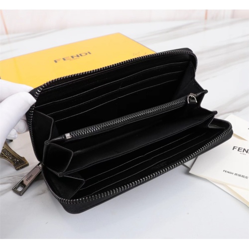 Replica Fendi AAA Man Wallets #1088398 $72.00 USD for Wholesale